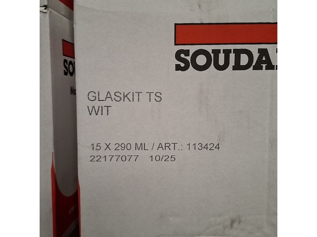 Partij diverse glaskit en soudaseal mirror soudal, diverse kleuren - afbeelding 4 van  21