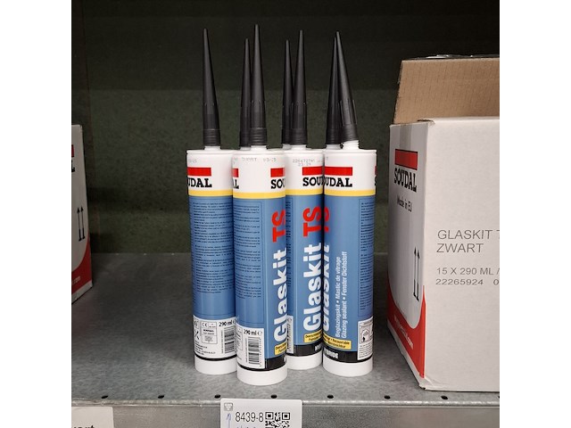 Partij diverse glaskit en soudaseal mirror soudal, diverse kleuren - afbeelding 5 van  21