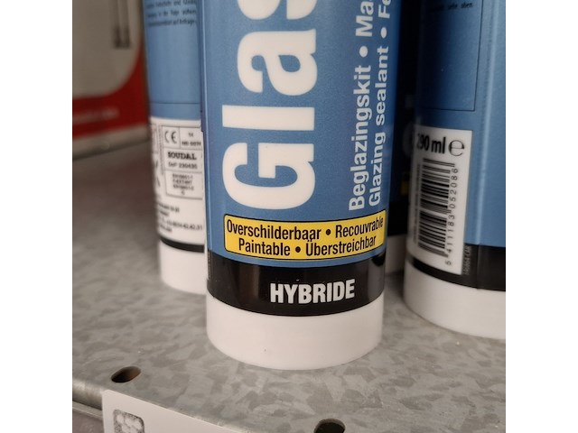 Partij diverse glaskit en soudaseal mirror soudal, diverse kleuren - afbeelding 6 van  21