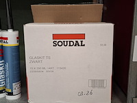 Partij diverse glaskit en soudaseal mirror soudal, diverse kleuren - afbeelding 7 van  21