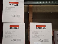 Partij diverse glaskit en soudaseal mirror soudal, diverse kleuren - afbeelding 9 van  21