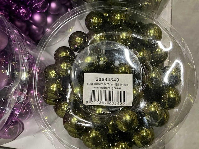 Partij diverse glassball wire 3x25mm 48tf (128 verpakkingen) - afbeelding 6 van  14