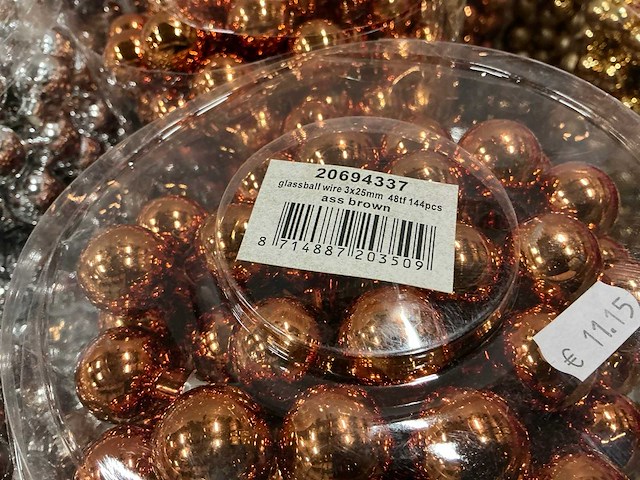 Partij diverse glassball wire 3x25mm 48tf (128 verpakkingen) - afbeelding 13 van  14