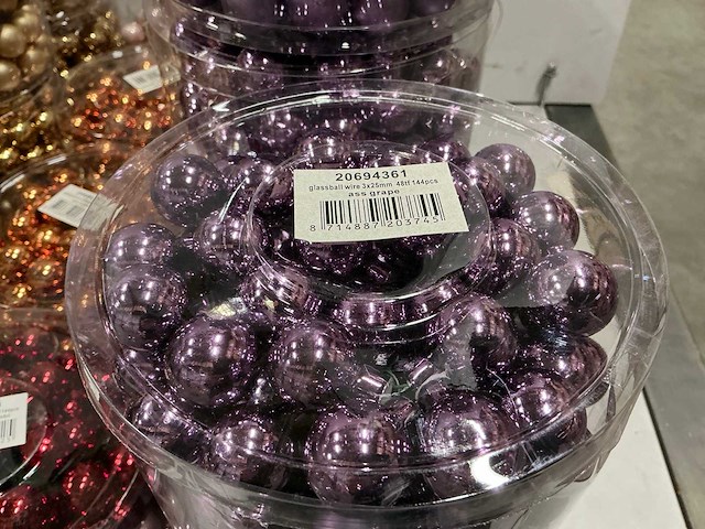 Partij diverse glassball wire 3x25mm 48tf (134 verpakkingen) - afbeelding 5 van  13