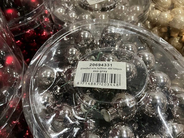 Partij diverse glassball wire 3x25mm 48tf (134 verpakkingen) - afbeelding 13 van  13
