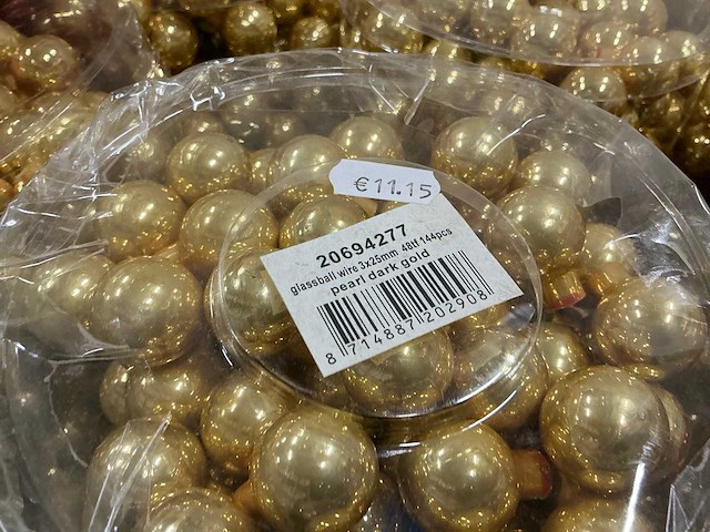 Partij diverse glassball wire 3x25mm 48tf (149 verpakkingen) - afbeelding 15 van  15