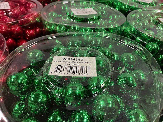 Partij diverse glassball wire 3x25mm 48tf (149 verpakkingen) - afbeelding 12 van  15