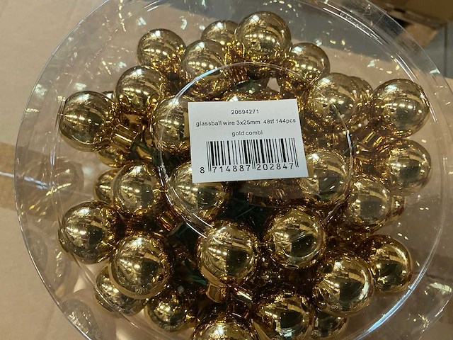 Partij diverse glassball wire 3x25mm 48tf (96 verpakkingen) - afbeelding 2 van  14