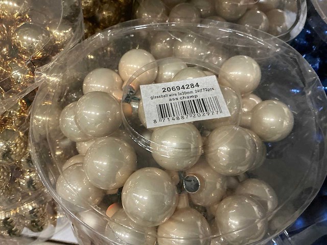 Partij diverse glassball wire 3x30mm 24tf (72 verpakkingen) - afbeelding 9 van  12