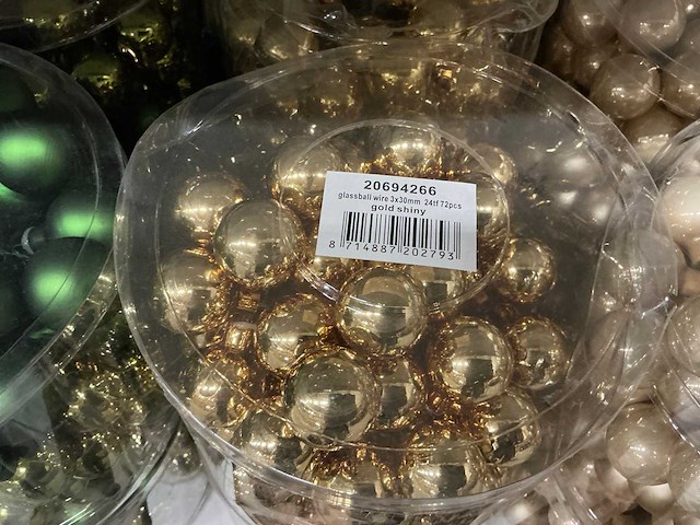 Partij diverse glassball wire 3x30mm 24tf (72 verpakkingen) - afbeelding 10 van  12