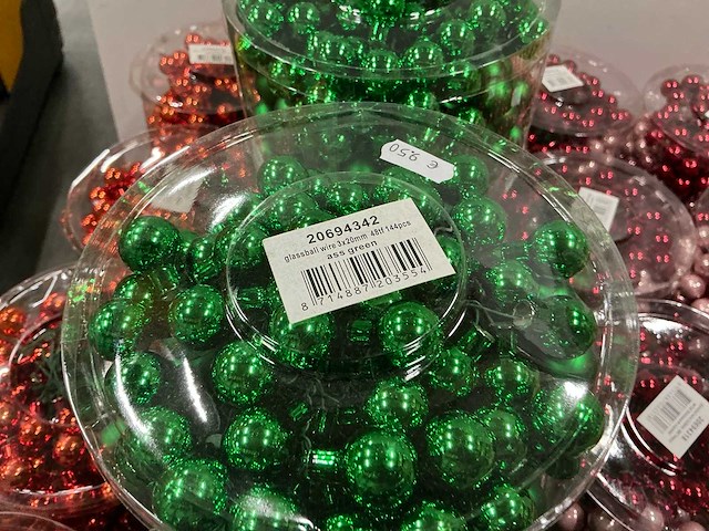 Partij diverse glassball wires 3x20mm 48tf (168 verpakkingen) - afbeelding 8 van  13