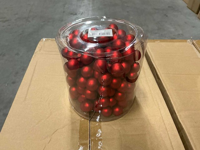 Partij diverse glassball wires red (71 verpakkingen) - afbeelding 4 van  5
