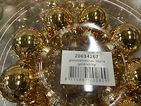 Partij diverse glassballs 40mm 36pcs/per tube (101 tubes) - afbeelding 11 van  19