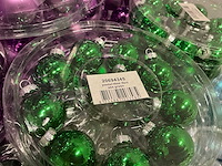 Partij diverse glassballs 40mm 36pcs/per tube (101 tubes) - afbeelding 3 van  19