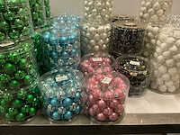 Partij diverse glassballs 40mm 36pcs/per tube (101 tubes) - afbeelding 4 van  19