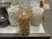 Partij diverse glassballs 40mm 36pcs/per tube (101 tubes) - afbeelding 10 van  19