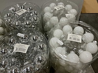 Partij diverse glassballs 40mm 36pcs/per tube (101 tubes) - afbeelding 12 van  19