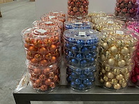 Partij diverse glassballs 40mm 36pcs/per tube (101 tubes) - afbeelding 11 van  19