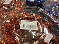 Partij diverse glassballs 40mm 36pcs/per tube (101 tubes) - afbeelding 13 van  19