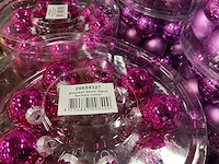 Partij diverse glassballs 40mm 36pcs/per tube (101 tubes) - afbeelding 16 van  19