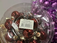 Partij diverse glassballs 40mm 36pcs/per tube (101 tubes) - afbeelding 18 van  19