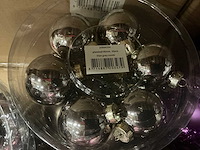 Partij diverse glazen kerstballen 30/tube (80 tubes) - afbeelding 13 van  13