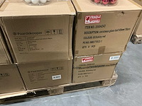 Partij diverse glazen kerstballen 40mm 36/tube (96 tubes) - afbeelding 11 van  16