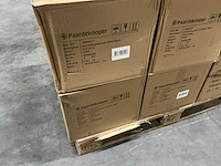 Partij diverse glazen kerstballen 40mm 36/tube (96 tubes) - afbeelding 2 van  2