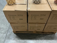 Partij diverse glazen kerstballen 40mm 36/tube (96x) - afbeelding 12 van  15