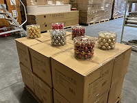 Partij diverse glazen kerstballen 40mm 36/tube (96x) - afbeelding 1 van  15