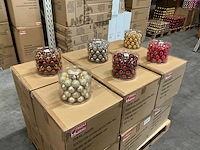 Partij diverse glazen kerstballen 40mm 36/tube (96x) - afbeelding 8 van  15
