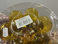 Partij diverse glazen kerstballen 60mm 30/tube (82 tubes) - afbeelding 13 van  14
