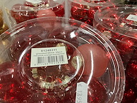 Partij diverse glazen kerstballen 60mm 30/tube (82 tubes) - afbeelding 4 van  17