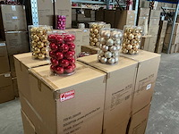 Partij diverse glazen kerstballen 60mm 30/tube (94 tubes) - afbeelding 11 van  18