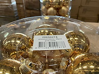 Partij diverse glazen kerstballen 60mm 30/tube (94 tubes) - afbeelding 7 van  7