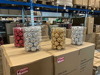 Partij diverse glazen kerstballen 60mm 30/tube (96 tubes) - afbeelding 8 van  15