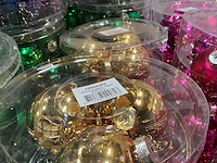 Partij diverse glazen kerstballen 80mm 15/tube (112 tubes) - afbeelding 7 van  20