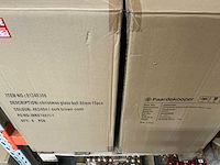 Partij diverse glazen kerstballen 80mm 15/tube (52 tubes) - afbeelding 5 van  8