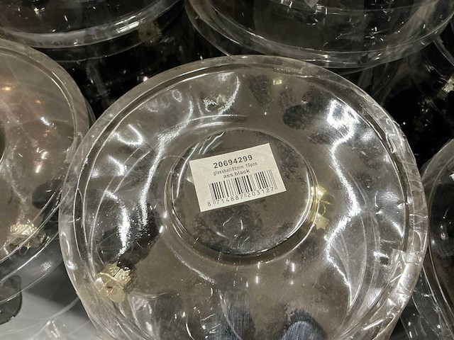 Partij diverse glazen kerstballen 80mm 15/tube (64 tubes) - afbeelding 3 van  11
