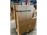 Partij diverse glazen kerstballen 80mm 15/tube (88 tubes) - afbeelding 3 van  12