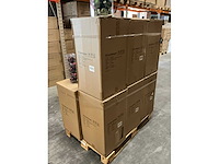 Partij diverse glazen kerstballen 80mm 15/tube (88 tubes) - afbeelding 7 van  12