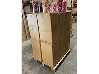 Partij diverse glazen kerstballen 80mm 15/tube (96 tubes) - afbeelding 14 van  17