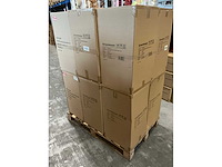 Partij diverse glazen kerstballen 80mm 15/tube (96 tubes) - afbeelding 12 van  18