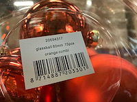 Partij diverse glazen kerstballen 80mm 15/tube (96 tubes) - afbeelding 18 van  20