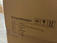 Partij diverse glazen kerstballen 80mm 15/tube (96 tubes) - afbeelding 4 van  16