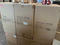 Partij diverse glazen kerstballen 80mm 15/tube (96 tubes) - afbeelding 10 van  16