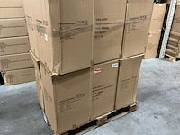 Partij diverse glazen kerstballen 80mm 15/tube (96 tubes) - afbeelding 10 van  11