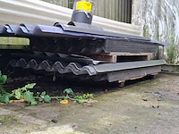 Partij diverse golfplaten op pallet - afbeelding 3 van  6