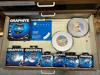 Partij diverse graphite/carat/galactica slijpschijven (69x)