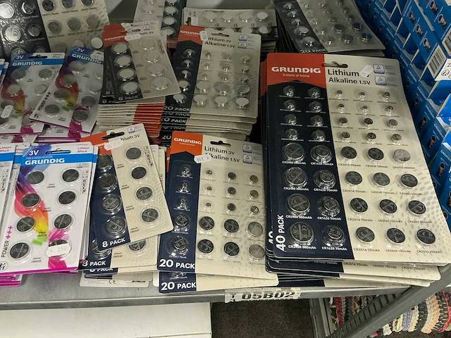 Partij diverse grundig batterijen (265 verpakkingen) - afbeelding 3 van  5